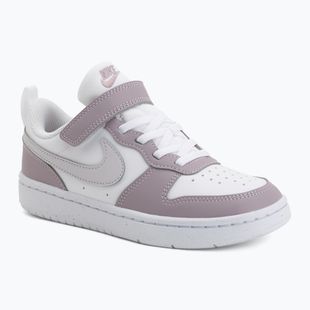Scarpe per bambini Nike Court Borough Low Recraft white/plum fog/white/venice