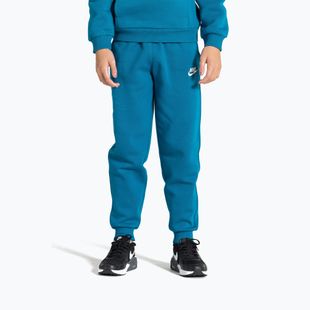 Pantaloni da bambino Nike Sportswear Club Fleece green abyss/white