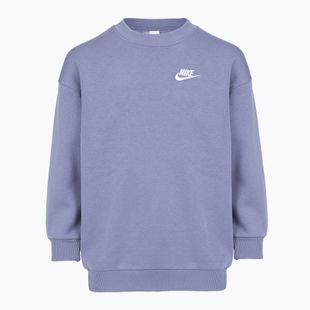 Felpa bambino Nike Sportswear Club Fleece world indigo/white