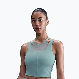 Canotta Nike One Fitted Dri-Fit Cropped cannon/bicoastal da donna per l'allenamento