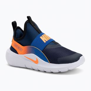 Nike Flex Runner 4, scarpe da bambino, mezzanotte marina, arancione totale e game royal