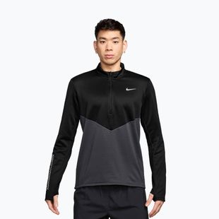 Felpa da running uomo Nike Pacer Winterized 1/2 Zip anthracite/black