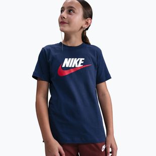 Maglietta per bambini Nike Sportswear midnight navy/white