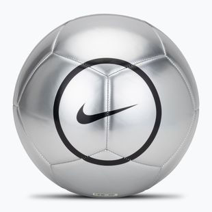 Pallone da calcio Nike Academy T90 Metallic '26 metallic silver/black/black taglia 5