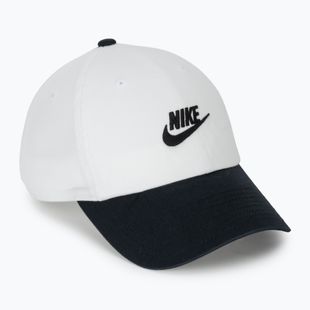 Cappellino con visiera Nike Club Unstructured Futura Wash white/black/black