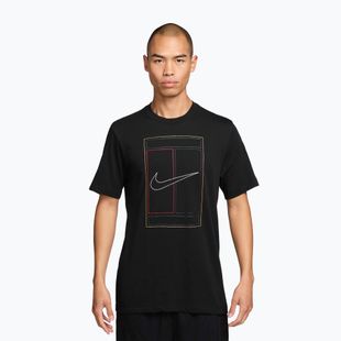T-shirt uomo Nike Court Heritage black