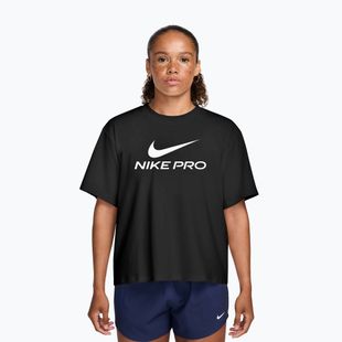 T-shirt donna da allenamento Nike Pro Dri-Fit Loose black/white