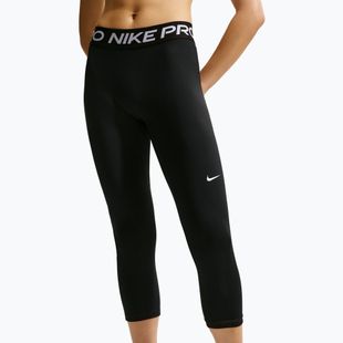 Leggings da donna Nike Pro Mid-Rise Crop black/white