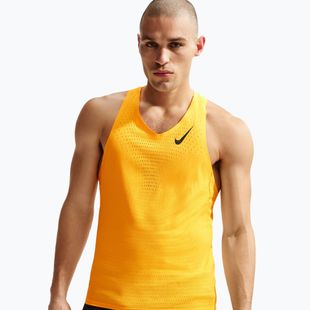 Maglia running uomo Nike AeroSwift Dri-Fit ADV laser orange/black