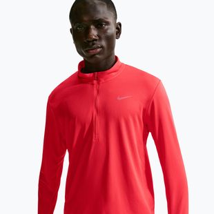 Felpa da running uomo Nike Pacer Dri-Fit 1/2 Zip light crimson