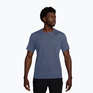Maglia running uomo Nike AeroSwift Dri-Fit ADV diffused blue/black