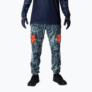 Pantaloni da ciclismo da uomo Fox Racing Ranger Image Print arctic blue