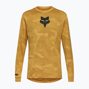 Maglia a maniche lunghe da ciclismo da uomo Fox Racing Ranger Tru Dri bronze