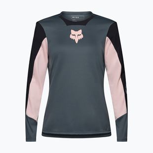 Longsleeve da ciclismo da donna Fox Racing Defend Creation LS deep cobalt