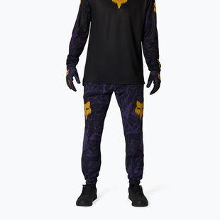 Pantaloni da ciclismo da uomo Fox Racing Ranger Image Print plum