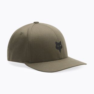 Cappellino con visiera da bambino Fox Racing Fox Head 110 Snapback Jr olive green