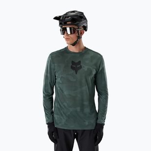 Longsleeve da ciclismo da uomo Fox Racing Ranger Tru Dri sage