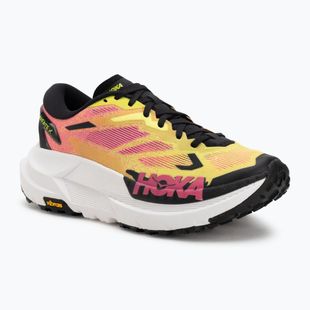 Scarpe da corsa da uomo Hoka Mafate X neon hoka citrus/neon rose