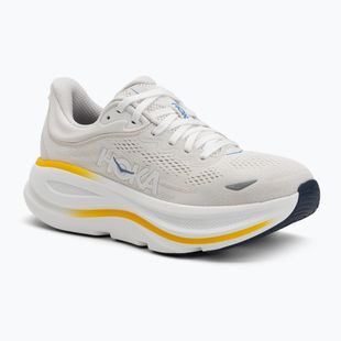 Scarpe da corsa da uomo HOKA Bondi 9 bianco/grout