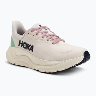 Scarpe da corsa da donna HOKA Arahi 8 rosa crema/alabastro