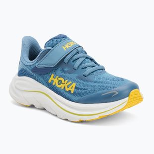 Scarpe da corsa per bambini HOKA Clifton 10 alpine blue/foggy night