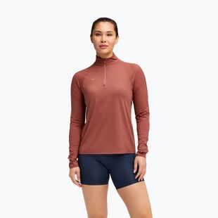 Felpa da running da donna HOKA GlideTech Quarter Zip rouge