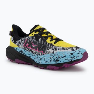 Scarpe da corsa per bambini HOKA Speedgoat 6 electric lemon/black