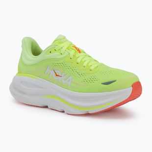 Scarpe da corsa donna HOKA Bondi 9 neon yuzu/sunlight