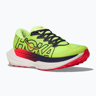 Scarpe da corsa donna HOKA Rocket X Trail neon yuzu/neon flame