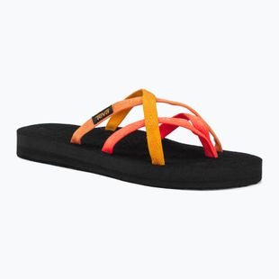 Sandali da donna Teva Olowahu neon coral multi