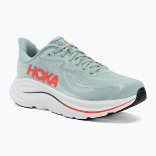 Scarpe da corsa da uomo HOKA Clifton 10 sage/neon flame