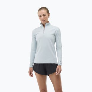 Felpa da running da donna HOKA GlideTech Quarter Zip mineral blue