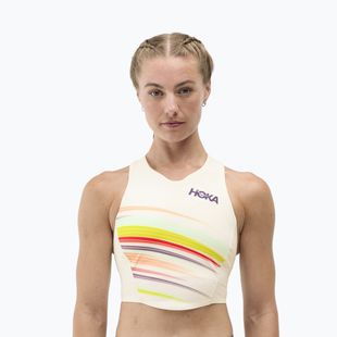 Top sportivo HOKA Race Day Crop alabaster flare