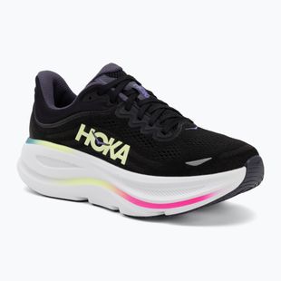 Scarpe da corsa uomo HOKA Bondi 9 black/neon yuzu