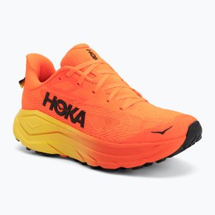 Scarpe da corsa uomo HOKA Challenger 8 neon tangerine/hoka citrus