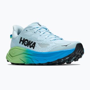 Scarpe da corsa donna HOKA Challenger 8 glimmering blue/tart apple