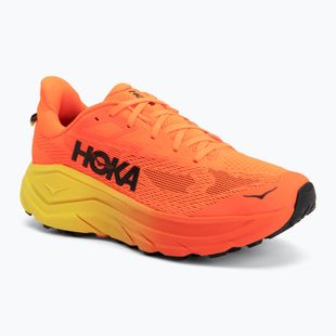 Scarpe da corsa uomo HOKA Challenger 8 Wide neon tangerine/hoka citrus
