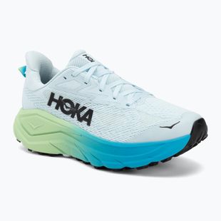 Scarpe da corsa donna HOKA Challenger 8 Wide glimmering blue/tart apple