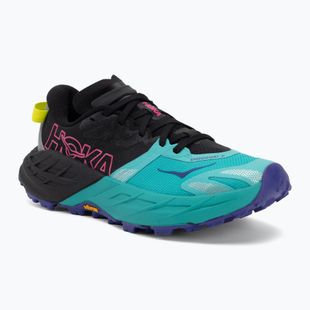 Scarpe da corsa donna HOKA Speedgoat 7 black/electric aqua
