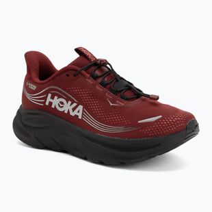 Scarpe da corsa uomo HOKA Clifton 11 GTX varsity burgundy/carbon black