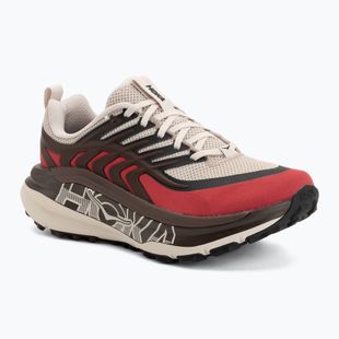 Scarpe da corsa uomo HOKA Stinson 8 river rock grey/spiced chocolate