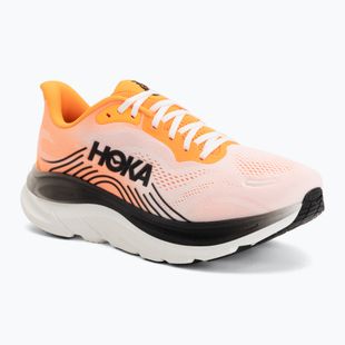 Scarpe da corsa uomo HOKA Clifton 11 Wide neon tangerine/frost