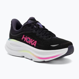 Scarpe da corsa donna HOKA Bondi 9 black/neon dragonfruit