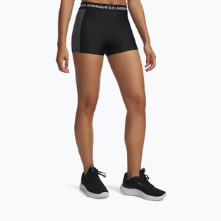 Pantaloncini da allenamento da donna Under Armour HeatGear Rib Shorty black/castlerock/white
