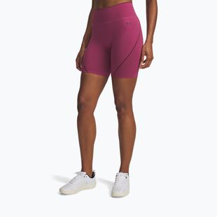 Pantaloncini donna Under Armour Vanish Seamless fuchsia dusk/dark maroon/dark maroon