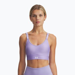 Reggiseno sportivo Under Armour Infinity Mid transparent/white