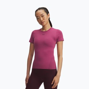 T-shirt da allenamento donna Under Armour Vanish Seamless fuchsia dusk/dark maroon/dark maroon