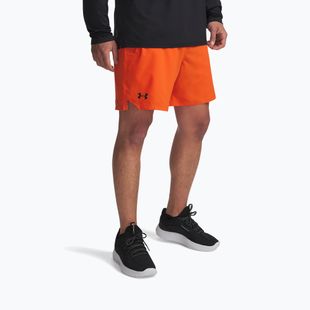 Pantaloncini da allenamento uomo Under Armour UA Vanish Woven 6in orange base/black