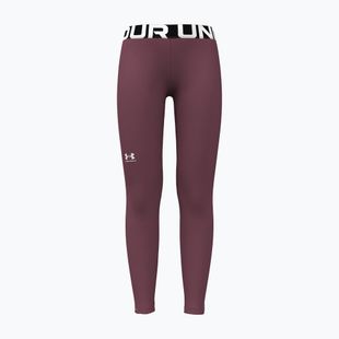 Leggings sportivi da bambino Under Armour HeatGear fuchsia dusk
