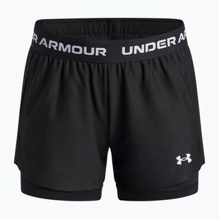 Pantaloncini da allenamento per bambini Under Armour UA Tech Play Up 2IN1 Shorts black/black/white